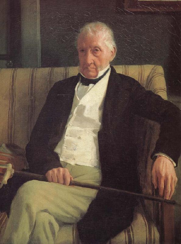 Edgar Degas Artist-s father oil painting image